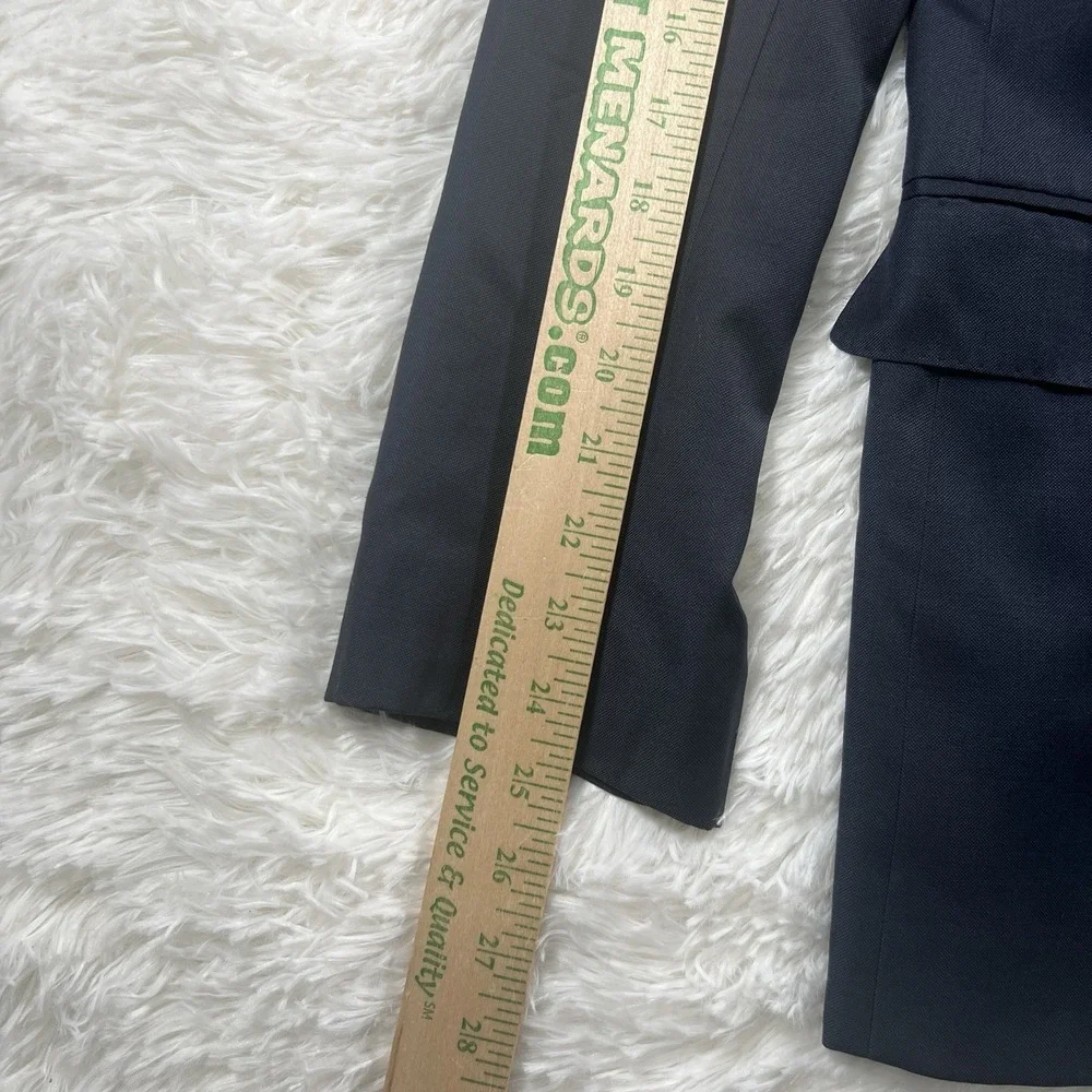 Suitsupply Wool Blazer Mens Size 40R Navy Vitale Barberis‎ Canonico Super 110s